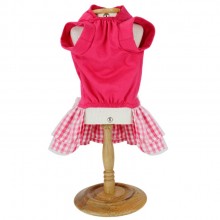 Vestido Malha Barbie Chiclete